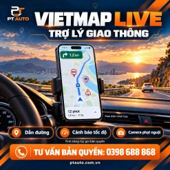 Minh họa tư vấn đăng ký và kích hoạt bản quyền VIETMAP LIVE tại PT AUTO.