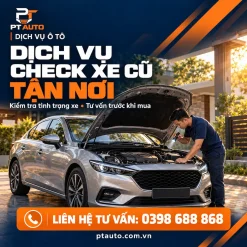 PT AUTO check xe cũ tận nơi tại khoang máy ô tô